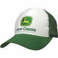 John Deere Jd Trucker Wht Ball Cap 2354C